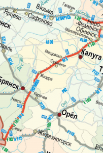 Федеральная дорога М-3 «Украина» (км 37 – км 520)