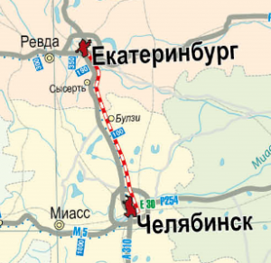 Уральская высокоскоростная железнодорожная магистраль Челябинск-Екатеринбург