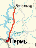 Мост в составе трассы Пермь – Березники